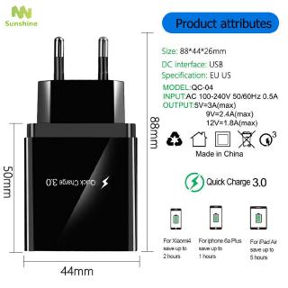 Củ Sạc Nhanh Qc3.0 4 Cổng Usb