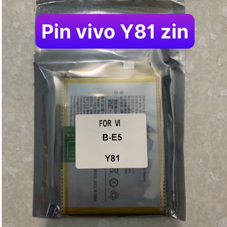 Pin vivo B-E5 Y81, Y81s, Y81i, Y83, Y83s, Y83 Pro / pin zin 3260mAh