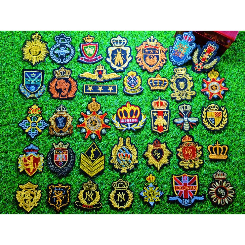 Logo Patch Logo Thêu Ủi Hình Huy Hiệu Các Loại Dùng Trong Trang Trí Quần Áo Phụ Kiện Thời Trang