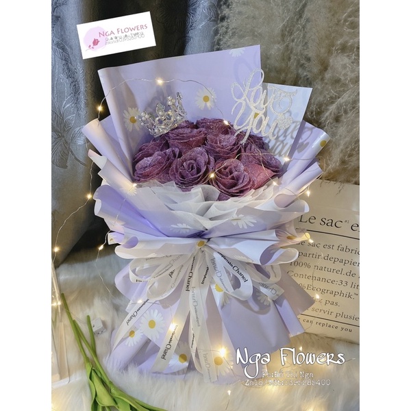 Bó Hoa Nhũ 10 Bông