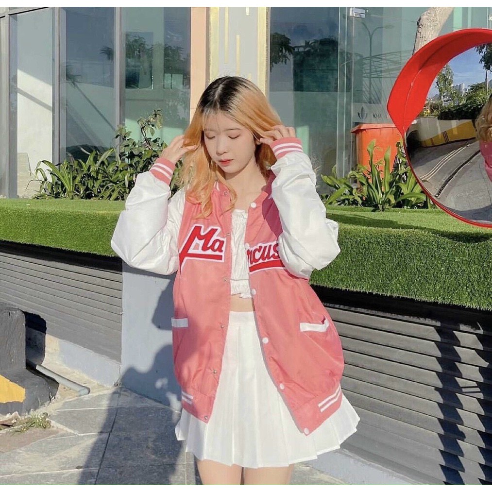 ÁO KHOÁC DÙ BOMBER 2 LỚP MARCUS FORM NAM NỮ SIÊU ĐẸP