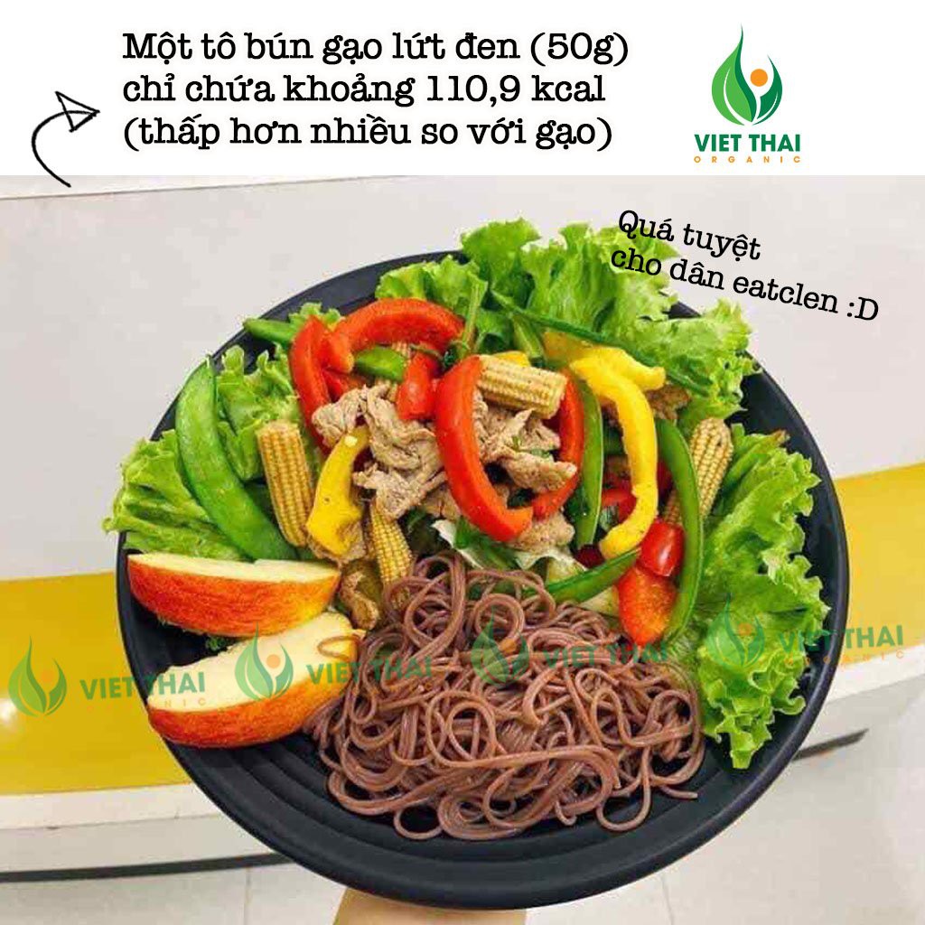 Bún gạo lứt [KHÔNG THỂ BỎ LỠ!] Bún gạo lứt đen giảm cân/ ăn kiêng &quot;must have&quot; cho dân Eatclean/ Gymer