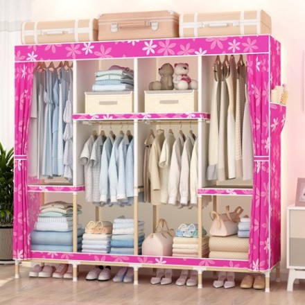 Tủ Vải Khung gỗ Tủ vải 4 buồng cao cấp Bảo Hành 12 Tháng