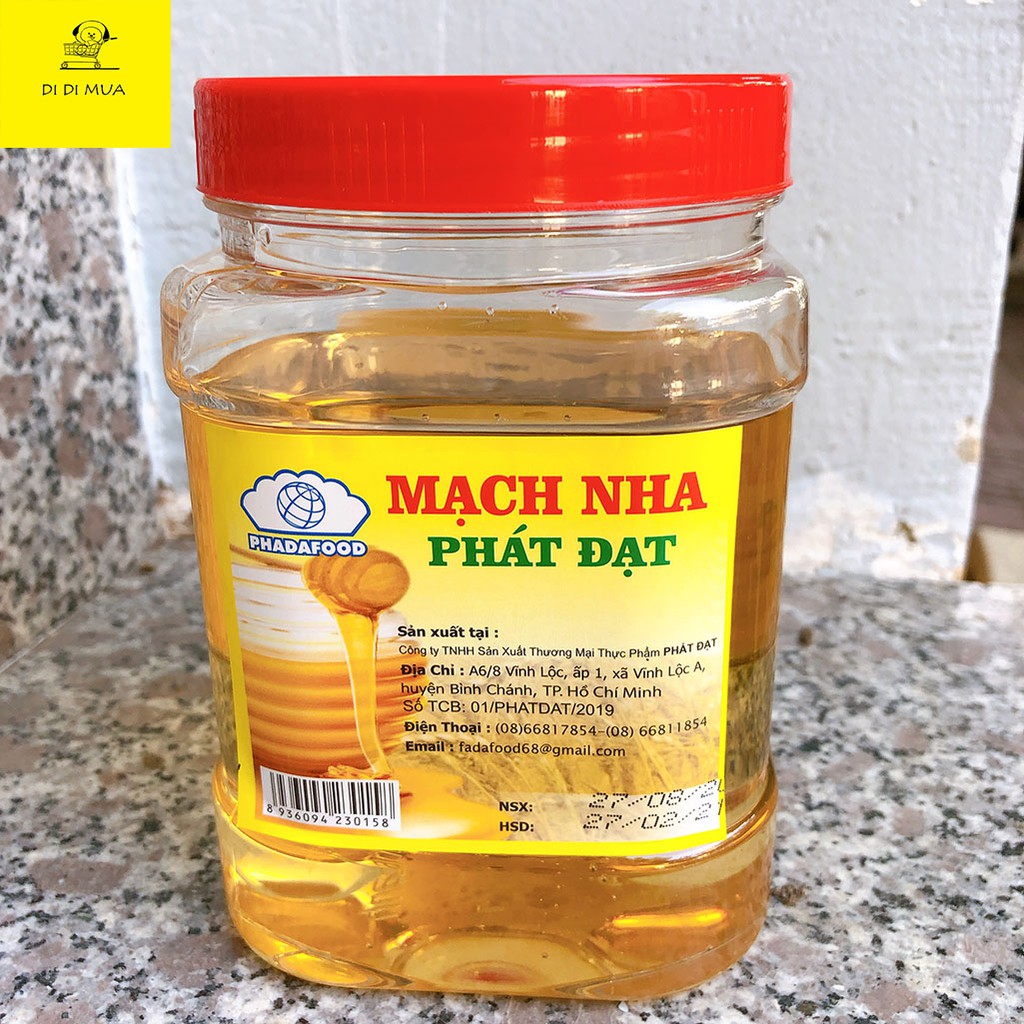 Mạch nha Phát Đạt (vàng) 1kg, sản phẩm chất lượng hảo hạng