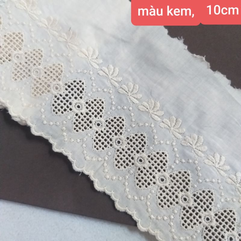 Ren thô boi , màu trắng và kem , size 9.5cm đến 22cm