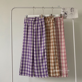 Quần Suông Kẻ Caro Full Size M/L/XL