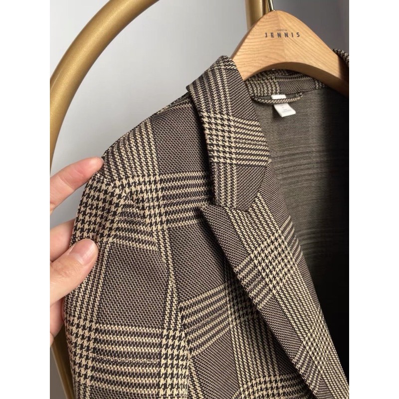 Blazer kẻ Dư sịn TQXK hè thu | BigBuy360 - bigbuy360.vn