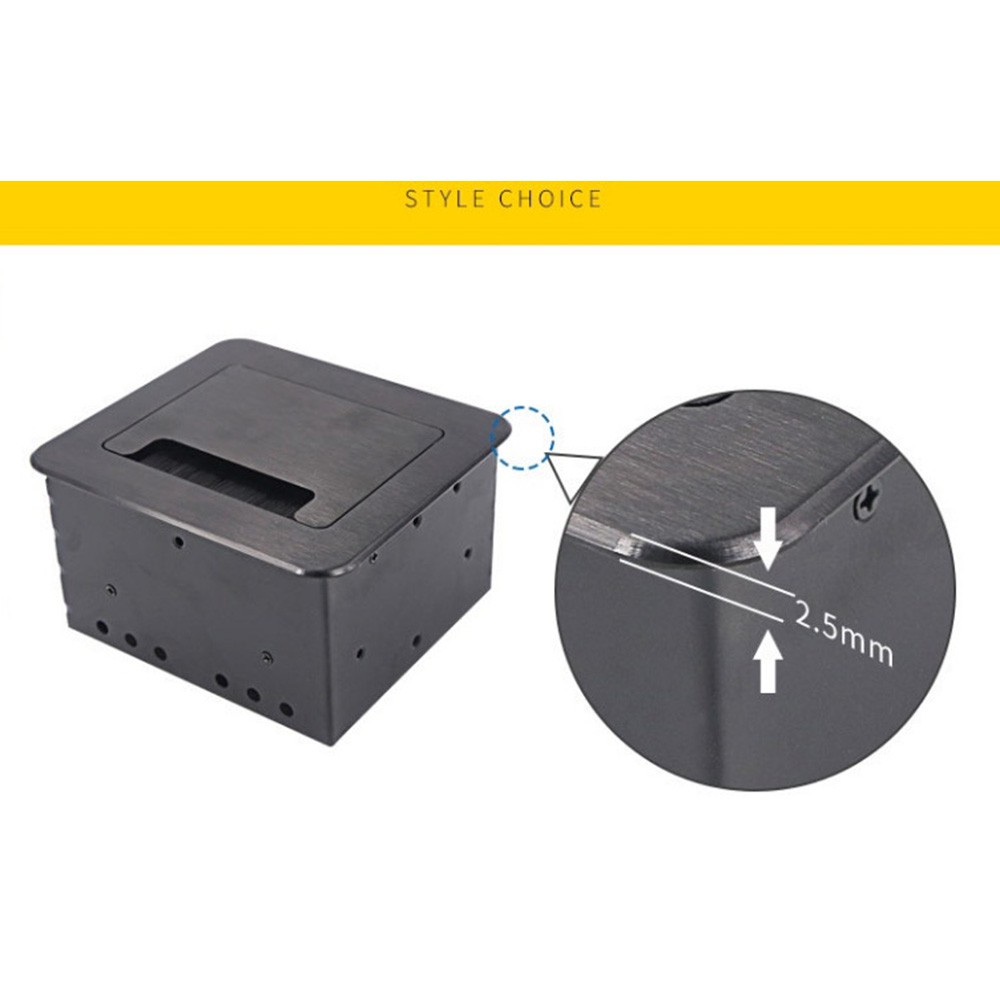Ổ điện âm bàn với ổ cắm đa năng và lỗ chờ tùy biến LG tech LG-L0261B