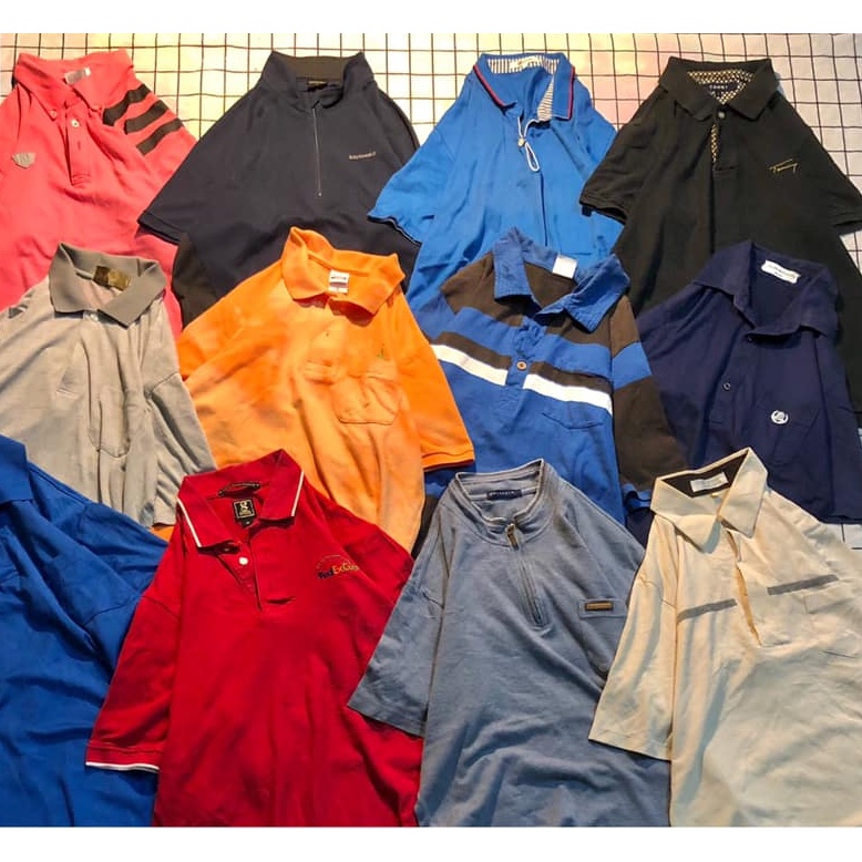 Áo Polo 2hand,Áo Thun Cổ Sơ Mi Chọn Lọc  Có Size M L Xl 2xl 3xl  Mẫu 4