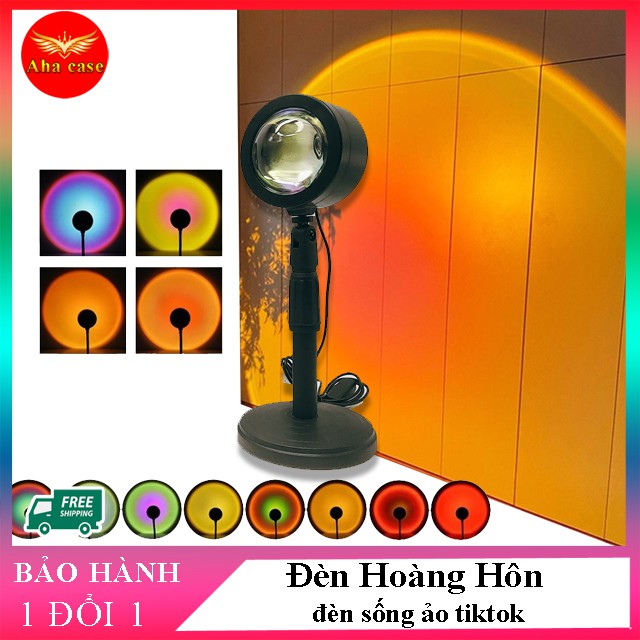 Đèn Led Sunset Hoàng Hôn 4 in 1, Cầu Vồng, Mặt Trời, Live Tream, chụp ảnh sống ảo Tiktok