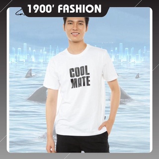 Áo phông chữ COOL MATE ⚡𝐅𝐑𝐄𝐄𝐒𝐇𝐈𝐏 ⚡Áo phông cotton chất đẹp mát, áo unisex, áo phông trắng đen