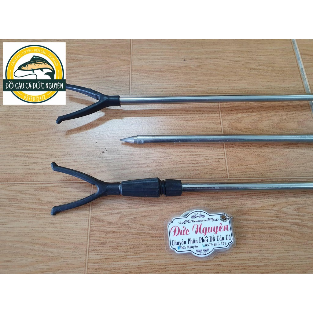 1 cây chống cần INOX 80cm bọc nhựa -ĐỒ CÂU CÁ ĐỨC NGUYÊN