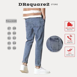Quần Bò Nam, Quần Jeans Ống Đứng, Baggy Jean Nam Bigsize, Túi Hộp Ống Suông Rộng Hottrend 2021 (Mã X-01)