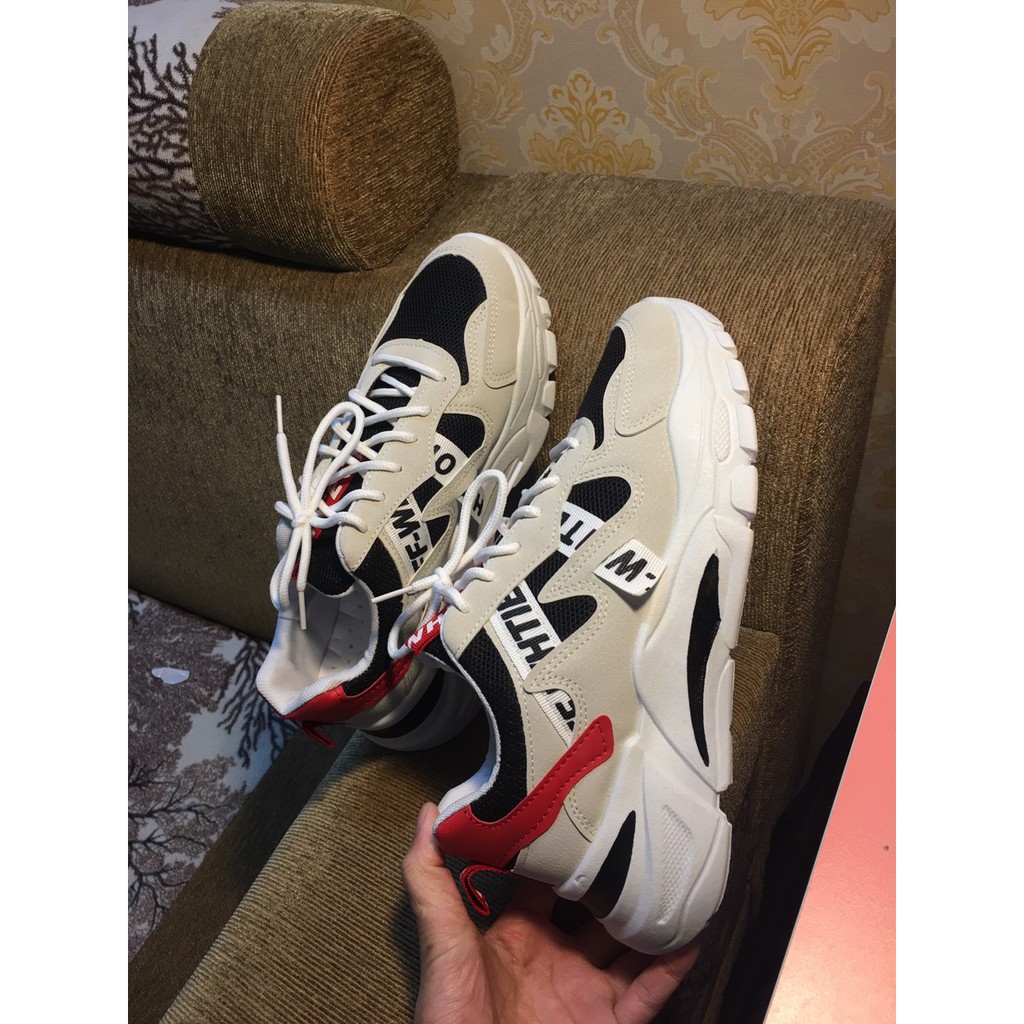 Giày Nam FASHION G09, Giày Thể Thao, Sneakers, Độn Đế 4Cm,Tăng Chiều Cao,Phong CáchTrẻ Trung 3 Màu Trắng, Xám &Đỏ | BigBuy360 - bigbuy360.vn