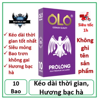 BAO CAO SU OLO PROLONG SIÊU MỎNG CHỐNG XUẤT TINH SỚM - 10 cái