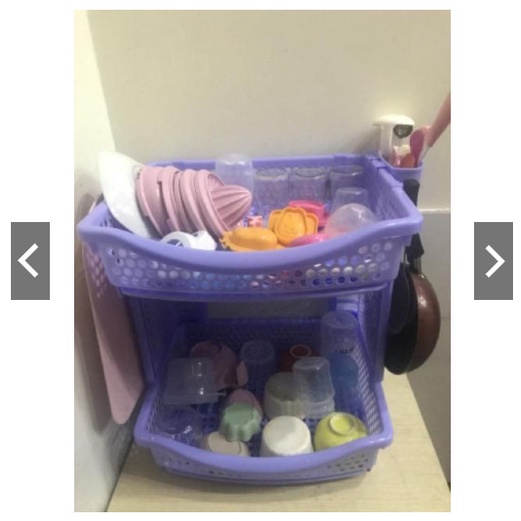 Kệ chén nhựa duy tân MATSU 0795 có khay thoát nước TIỆN LỢI