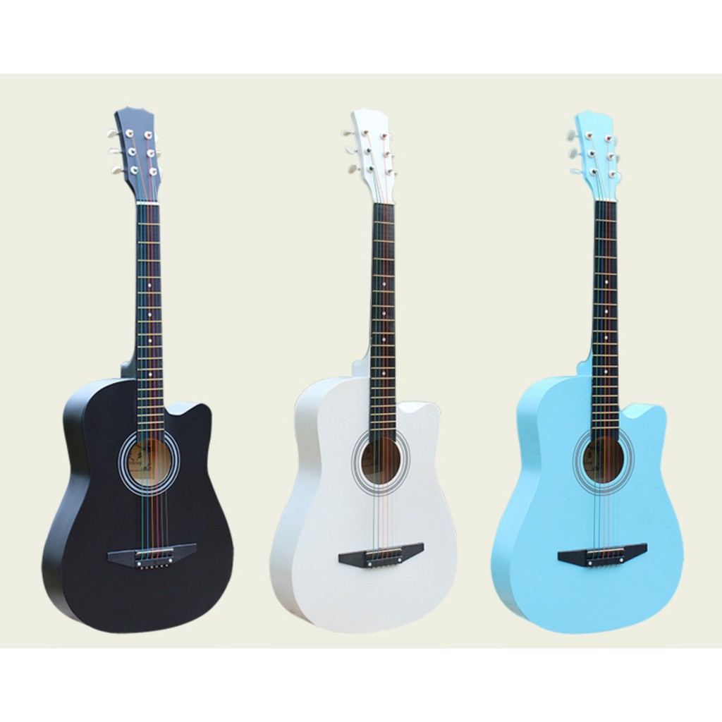 RẺ NHẤT THỊ TRƯỜNG Đàn Guitar Thùng Dáng Khuyết Gỗ Hồng Đào