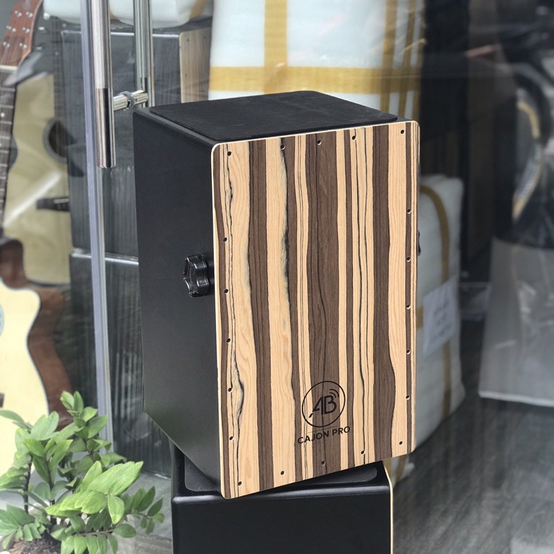 Trống cajon AB có tay chỉnh + bao đựng, trống cho người mới tập