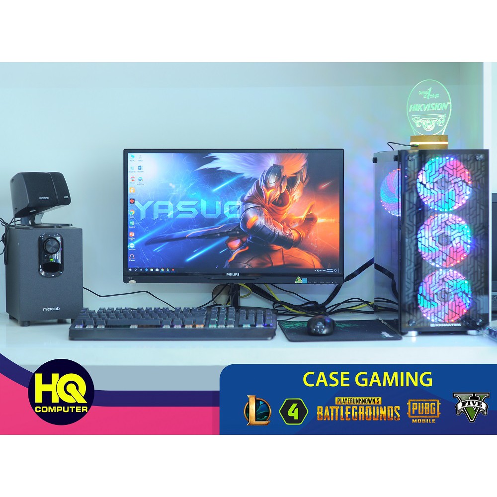 Case máy tính chơi game giá rẻ, fan led đẹp core i5 | rx 570 | BigBuy360 - bigbuy360.vn