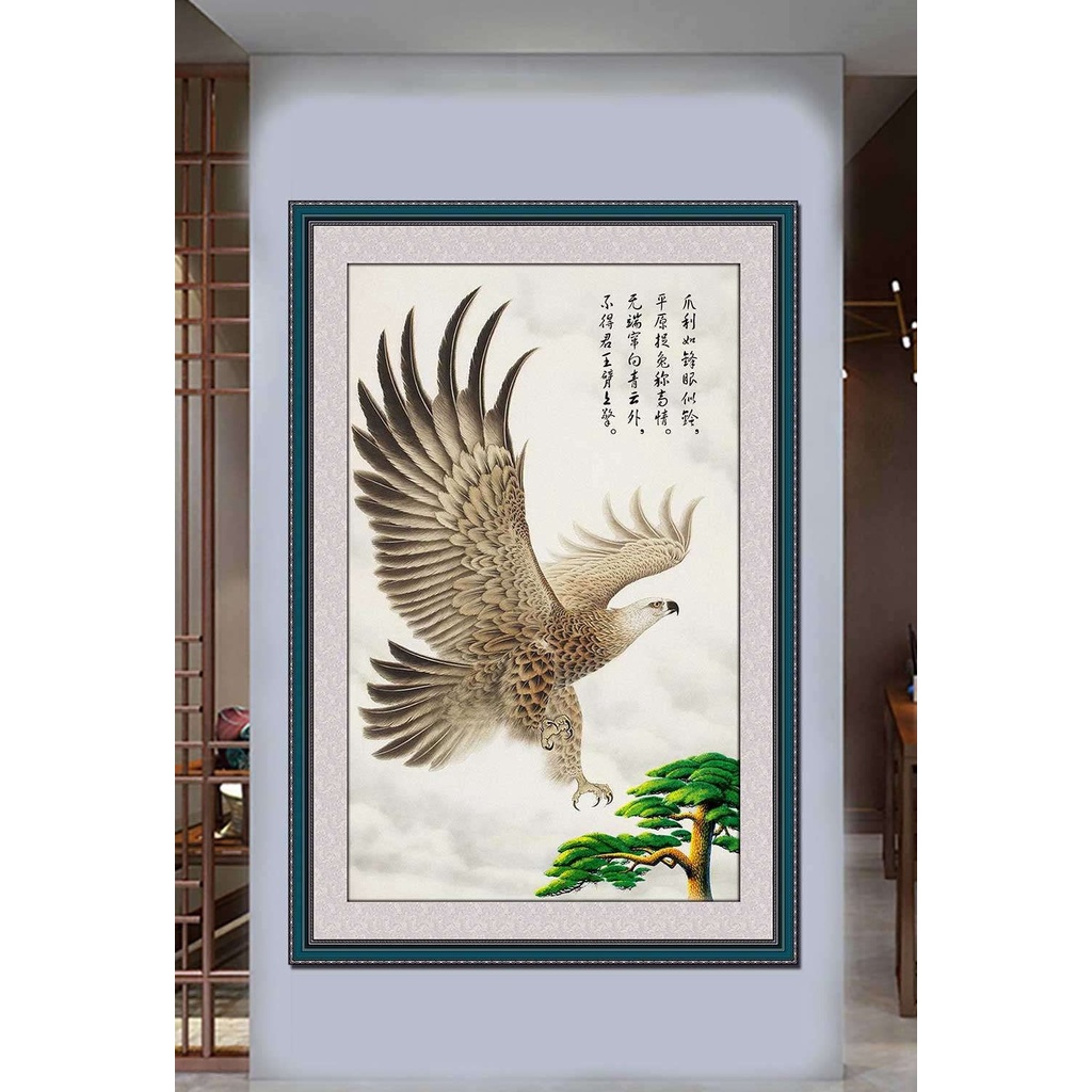 Tranh treo tường - Tranh Laminate tráng gương Đàn Chim 01 - Bộ 1 tấm