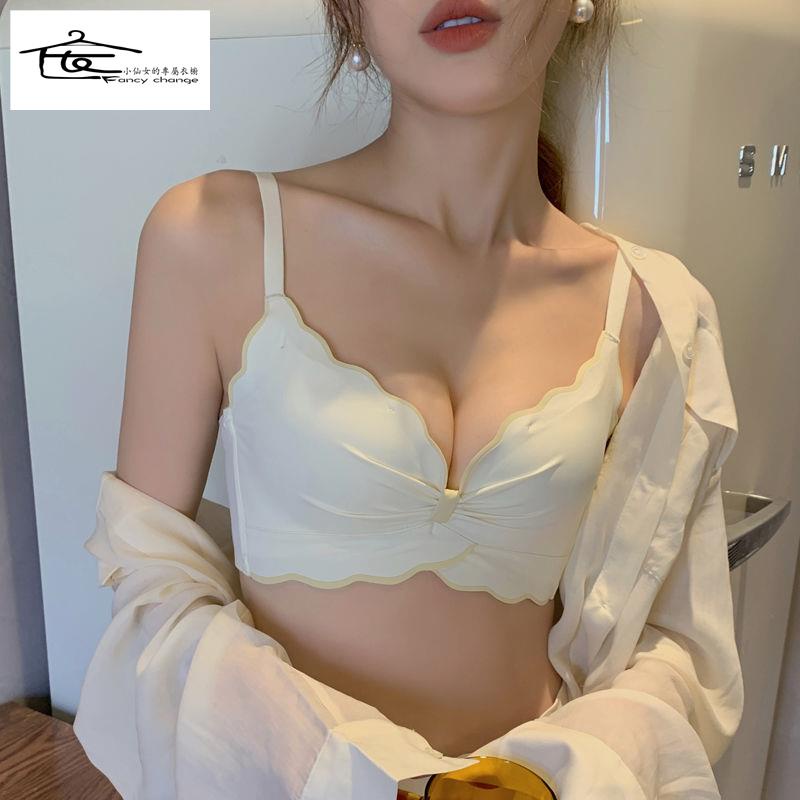 Giảm Giá Đặc Biệt Bán Chạy ~ Bộ Áo Ngực Nhỏ Không Gọng Thép Hỗ Trợ Nâng Ngực Chống Lộ Cúp Vừa Mỏng Có Thể Điều Chỉnh