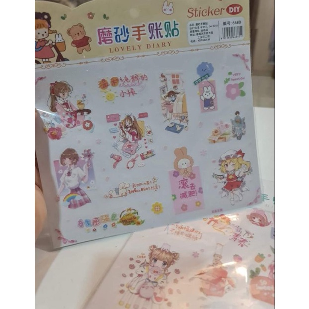 StIcker khổ lớn 19x 15cm mã 6680