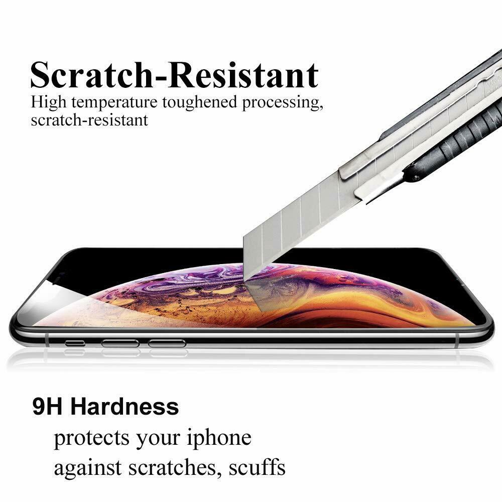 2PCS iPhone 11 Pro Max Caseswill Premium Tempered Glass Screen Protector