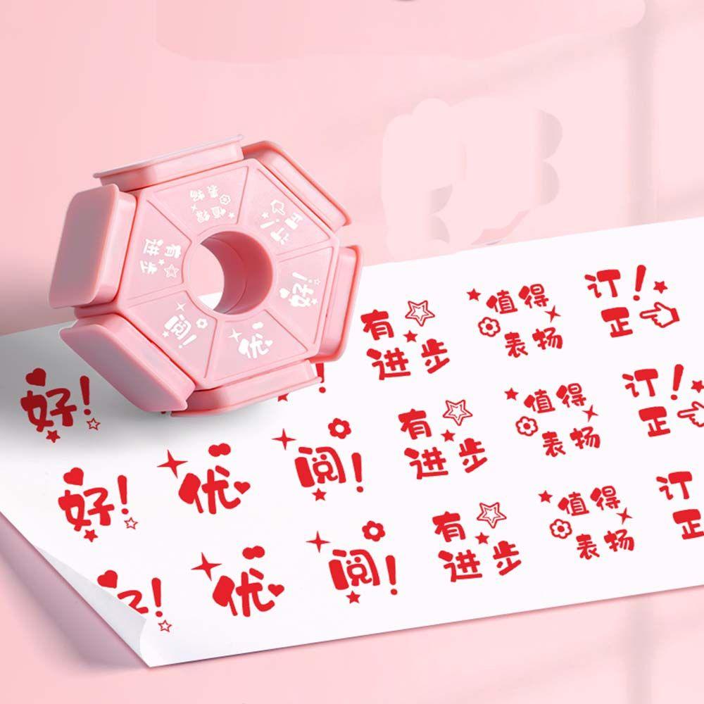 Con Dấu In Sáu Mặt Trang Trí Sổ Tay