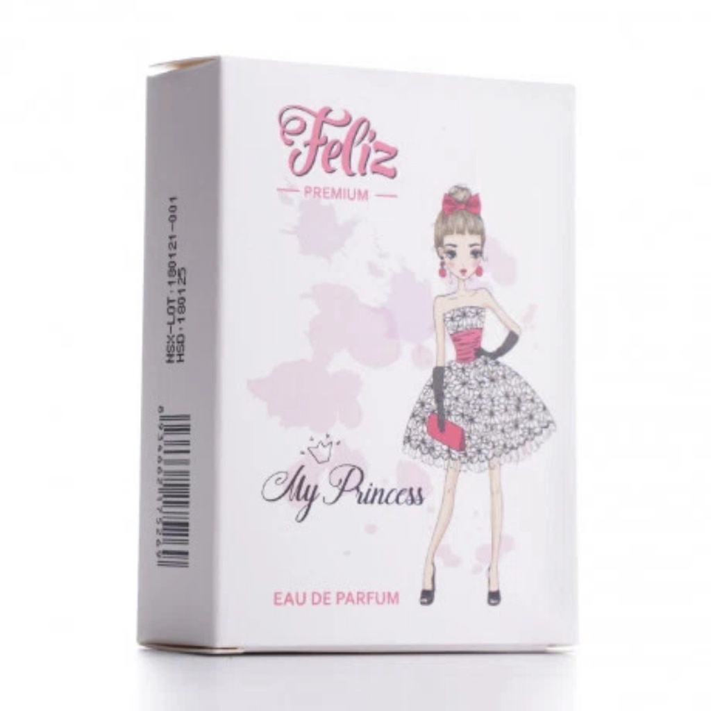 Nước hoa Feliz Premium kiểu dáng sang trọng và hương dịu nhẹ tạo nên sự quyến rũ thanh tao dành riêng cho phái đẹp
