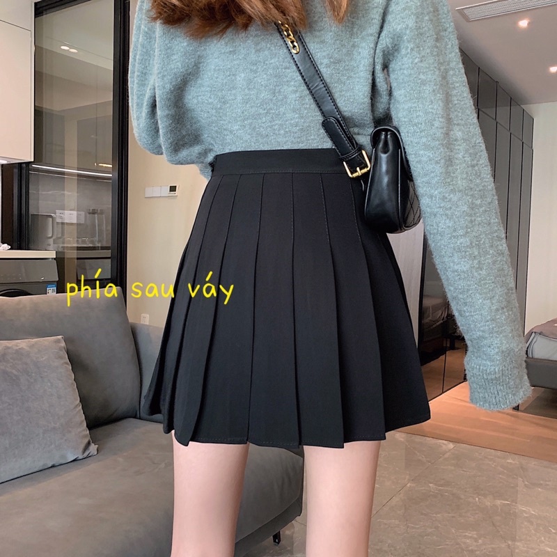 Chân váy nữ xếp li style hàn quốc cạp cao váy tennis thể thao năng động M350