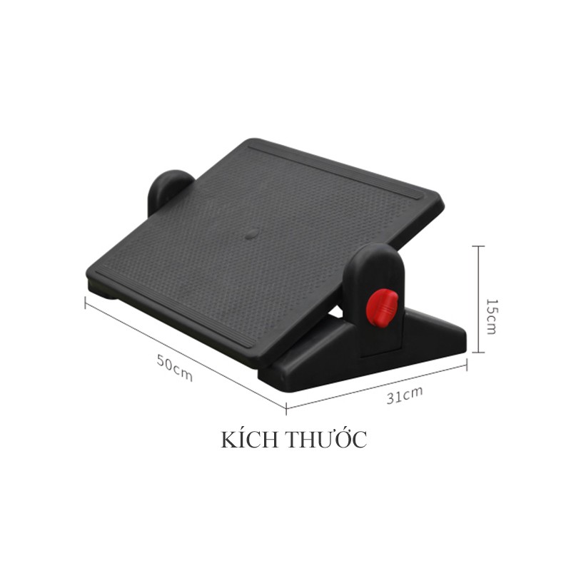 Giá kê chân văn phòng TF-11 giúp thư giãn cổ chân, massage lòng bàn chân, chống tê, chống mỏi chân | BigBuy360 - bigbuy360.vn
