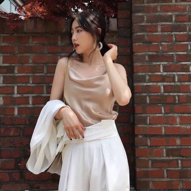 ÁO 2S LỤA CỔ ĐỔ HIT HOT