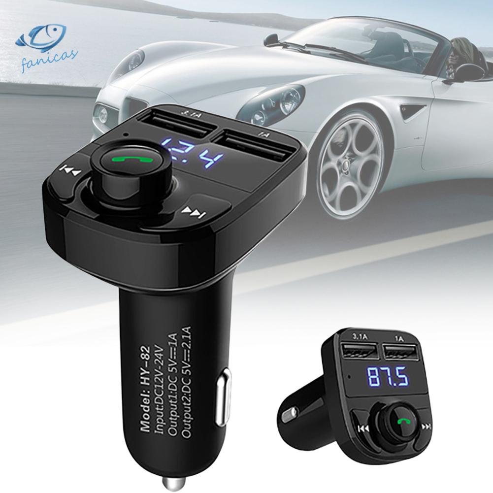 Cóc Sạc Pin Hai Cổng USB Bluetooth Hiệu FANICAS HY-82 Cho Máy Nghe Nhạc MP3