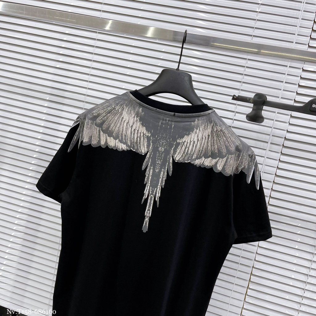 Áo Phông Nam Burlon Họa Tiết Cánh Chim Cực Chất - Áo Thun Nam Nữ Burlon Chất Liệu Vải Cotton Mát Mịn DT Store Vietnam