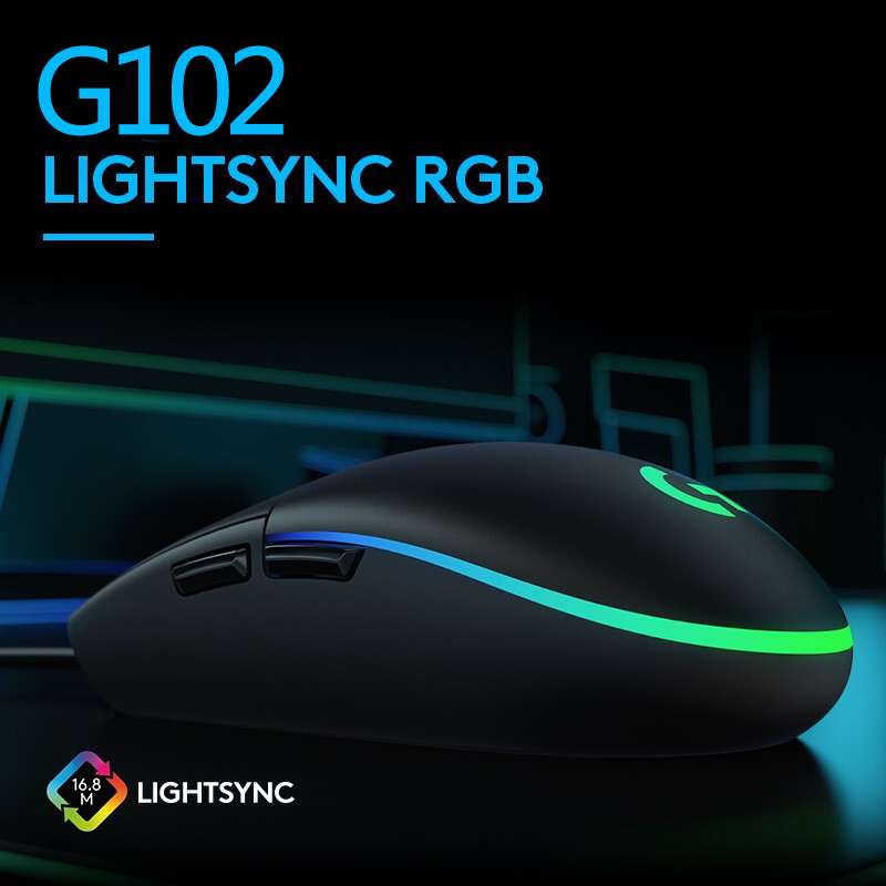 Chuột Chơi Game Logitech G102 Prodigy 8000dpi Cao Cấp