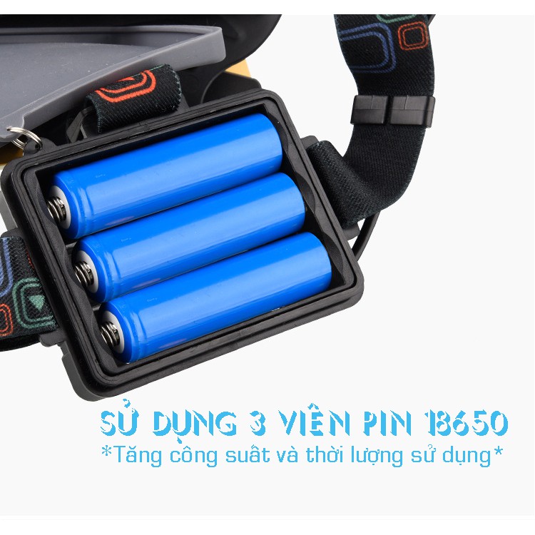 Đèn đội đầu siêu sáng chóa sáng rộng DW607