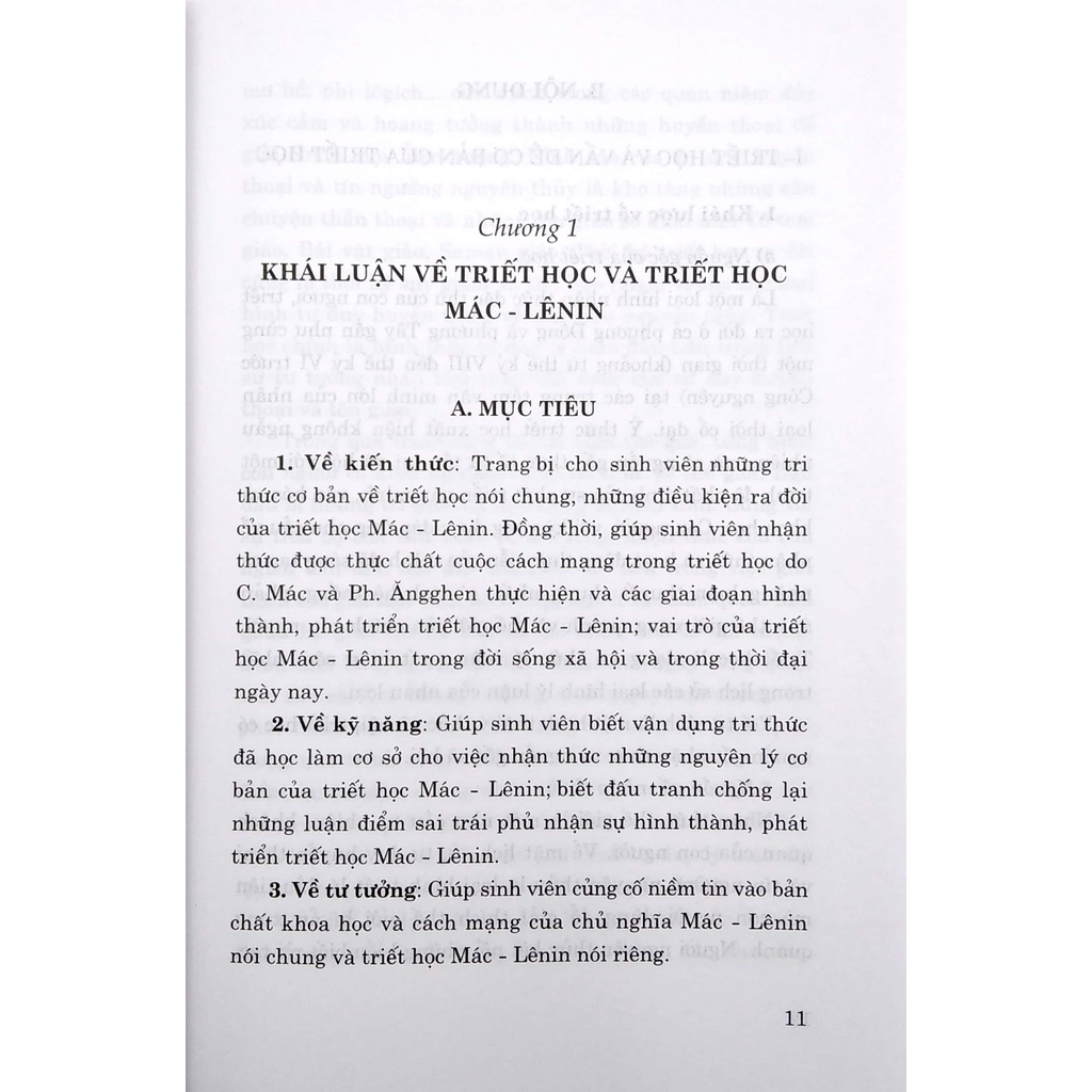 Sách - Giáo Trình Triết Học Mác - Lênin (Dành Cho Bậc Đại Học Hệ Không Chuyên Lý Luận Chính Trị) | BigBuy360 - bigbuy360.vn