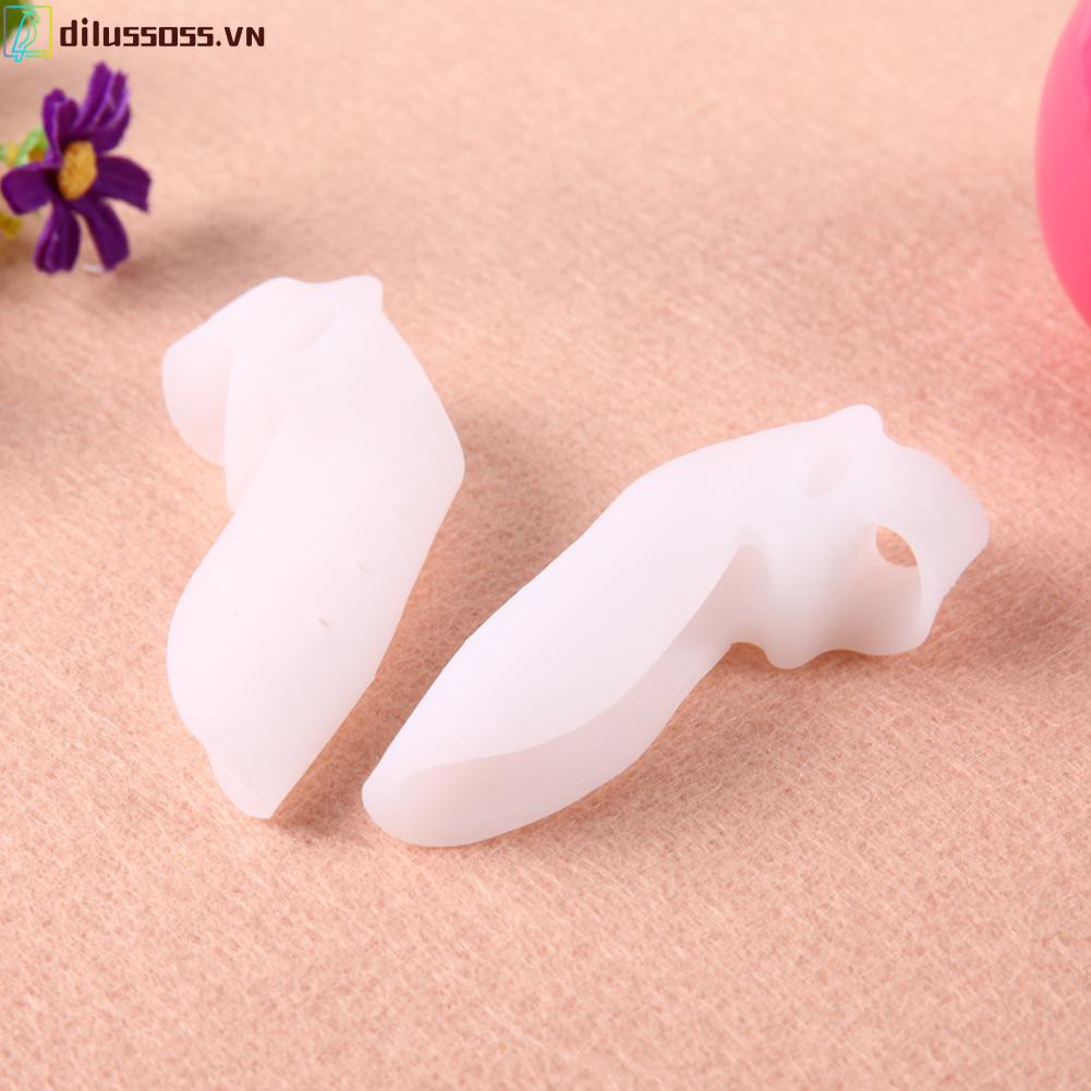 (Hàng Mới Về) Set 2 Dụng Cụ Nẹp Ngón Chân Giúp Tách Ngón Chân To Bằng Silicone