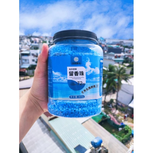 Hạt giặt xả quần áo lưu hương 110g