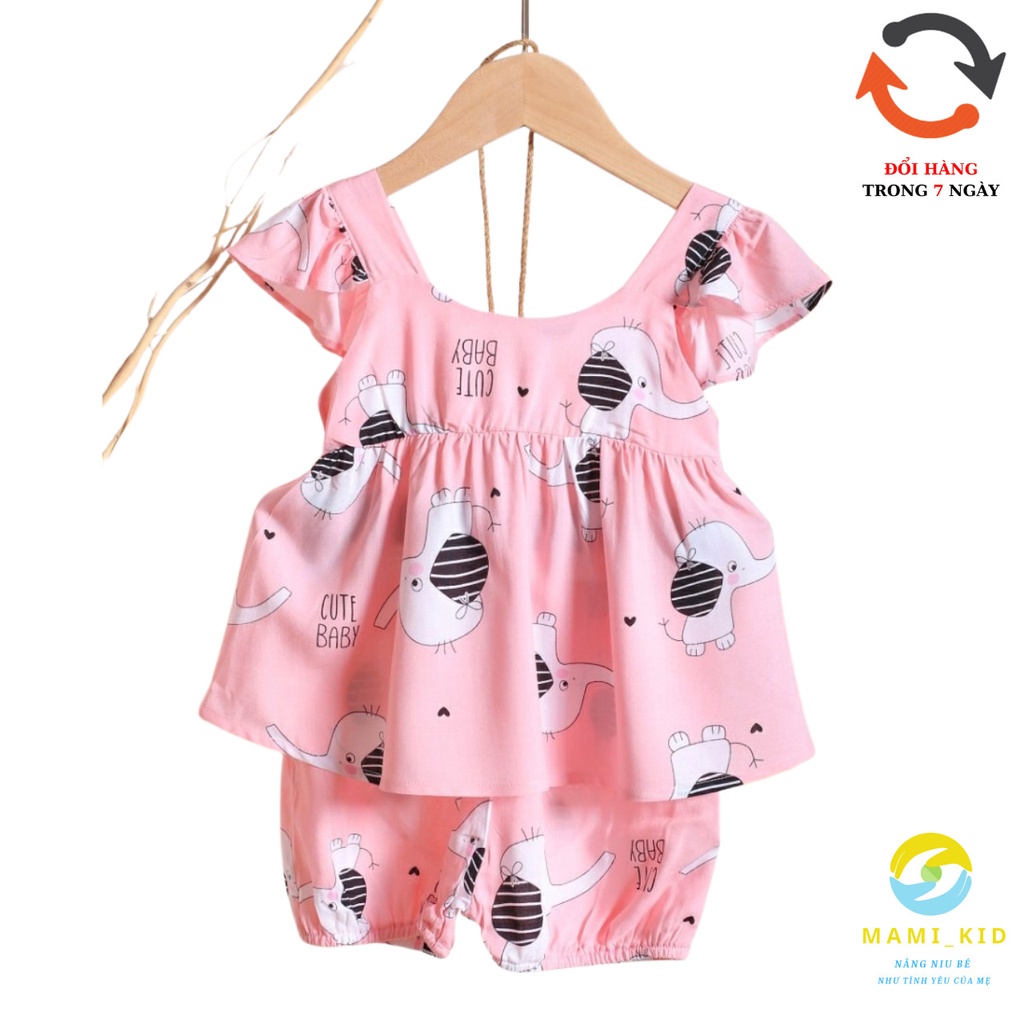 bộ đồ bé gái lanh lụa tay cánh tiên, 10-25kg, chất mát lịm tay, LANH XỊN NHẤT NHÉ CÁC MẸ