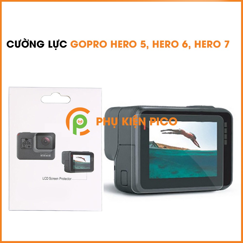 Cường lực GoPro Hero 5, Hero 6, Hero 7 trong suốt độ cứng 9H