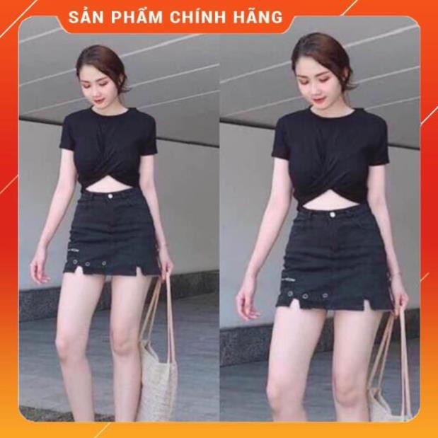 Áo Croptop Xoắn Bụng Cá Tính D&N ( Áo Thun Croptop Dễ Thương) cho bạn thêm xinh đẹp và tự tin dạo phố