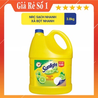 Nước Rửa Chén Sunlight Chanh Chai 3.8kg