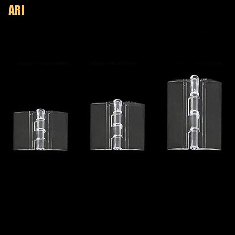Set 10 Bản Lề Acrylic Trong Suốt 5 Kích Cỡ Siêu Bền