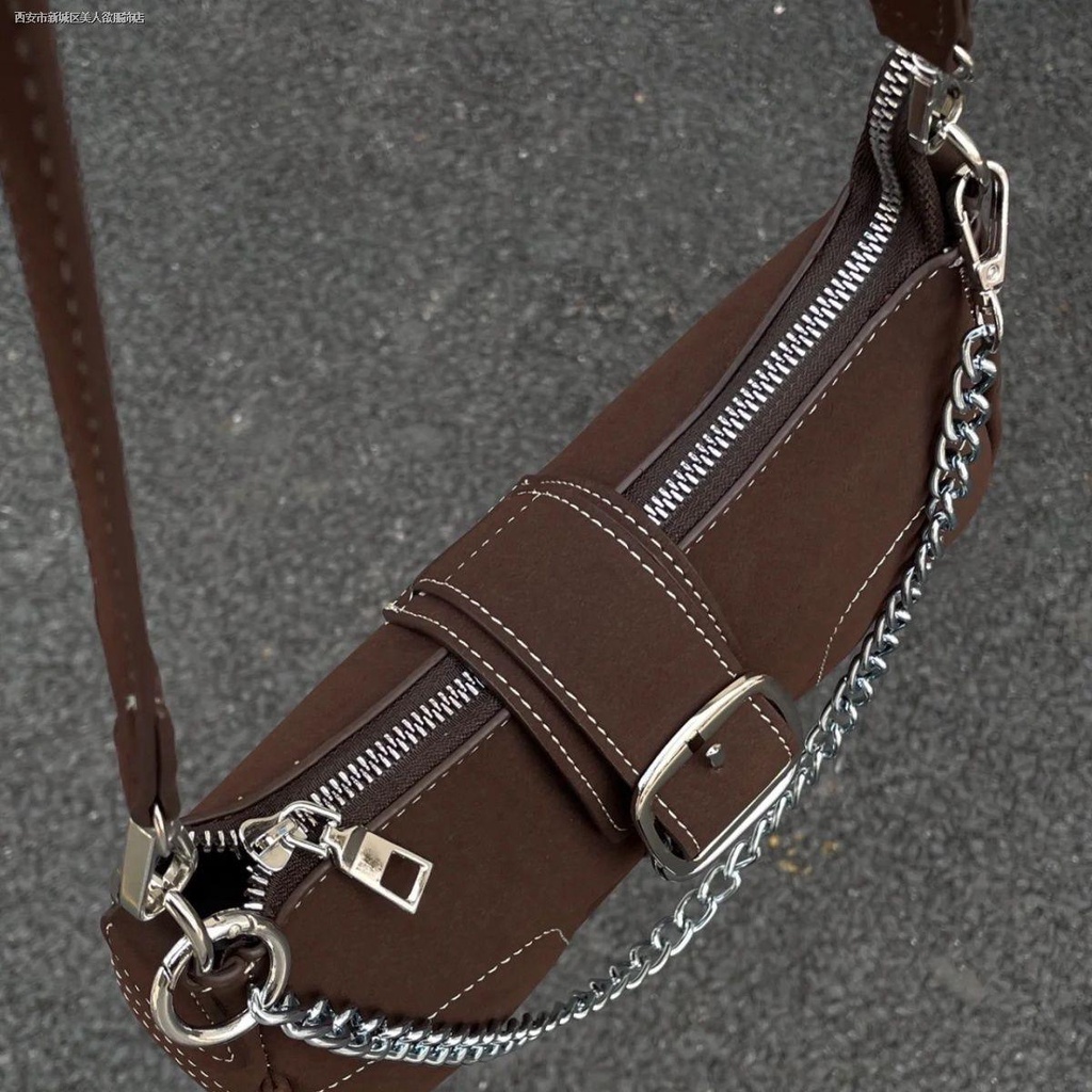 Poplar Niche Túi Đeo Vai Chính Hãng Có Dây Xích Đeo Vai Mùa Thu Đông Nóng Bỏng Dễ Phối Đồ Cho Nữ