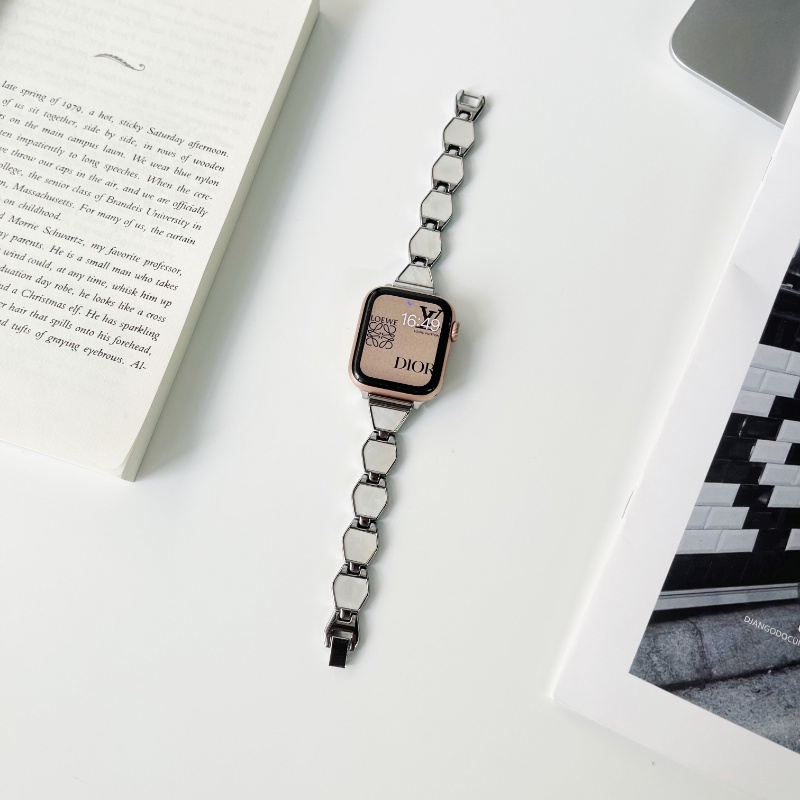 Ốp Dây Đeo Inox Sang Trọng Cho Đồng Hồ Thông Minh Xiaomi Band 3 4 5 6 7 Miband 3 4
