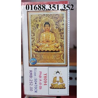 tranh đính đá phật a di đà