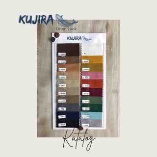 Vải lanh trơn chất lượng cao kujira / look linen / kim tự tháp