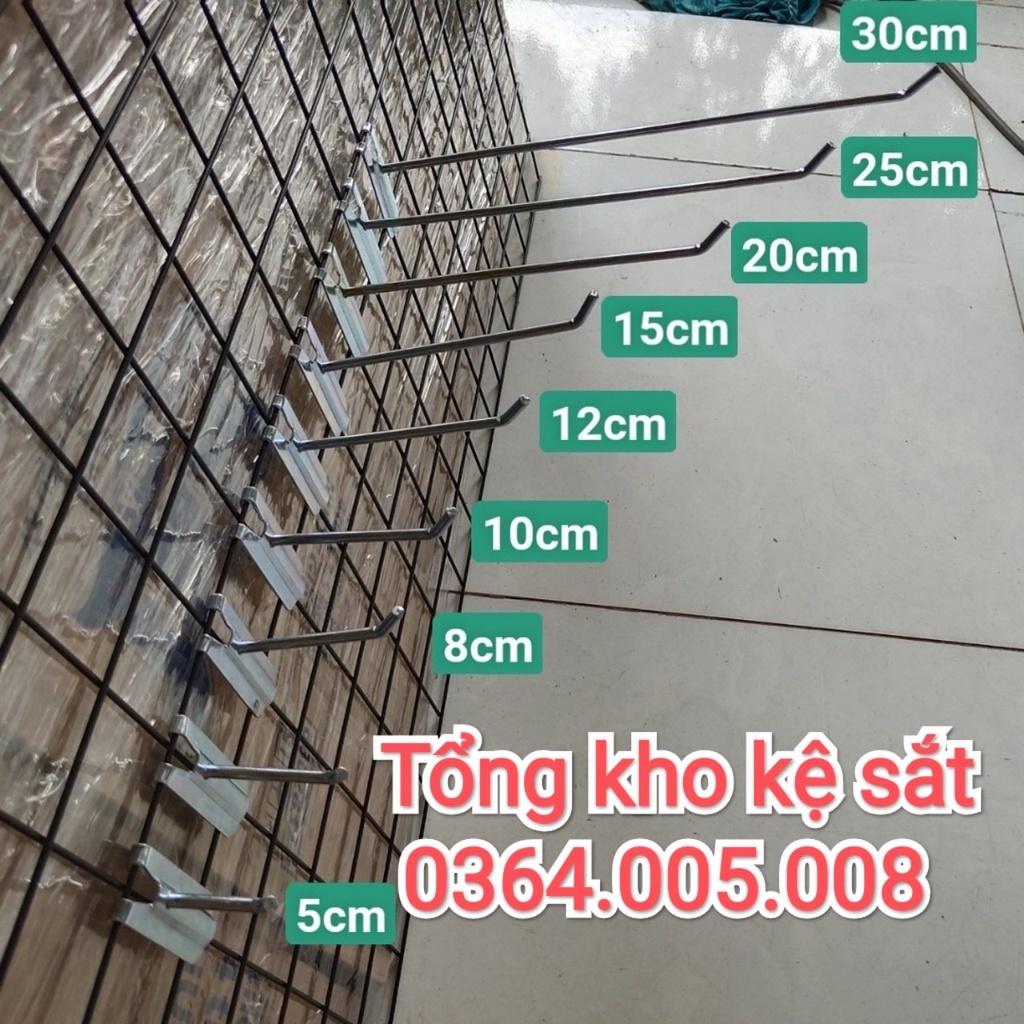 Móc lưới treo phụ kiện đa năng, móc lưới siêu thị đa kích thước