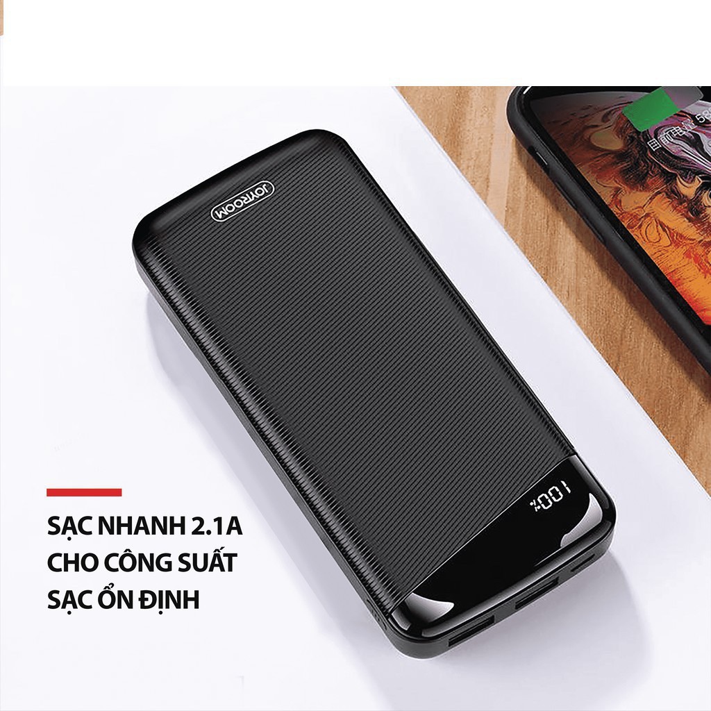 PIN SẠC DỰ PHÒNG JOYROOM D-M195 PLUS 20.000 mAh | 2 CỔNG SẠC TIỆN ÍCH | 12001